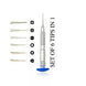 Nanch Screwdrivers Set 6 in 1 (2.5mm Convex Cross / Torx T2 / Tri-point / PH000 1.2mm / 0.8mm P2 /Flathead 1mm) - 3C Easy Markham