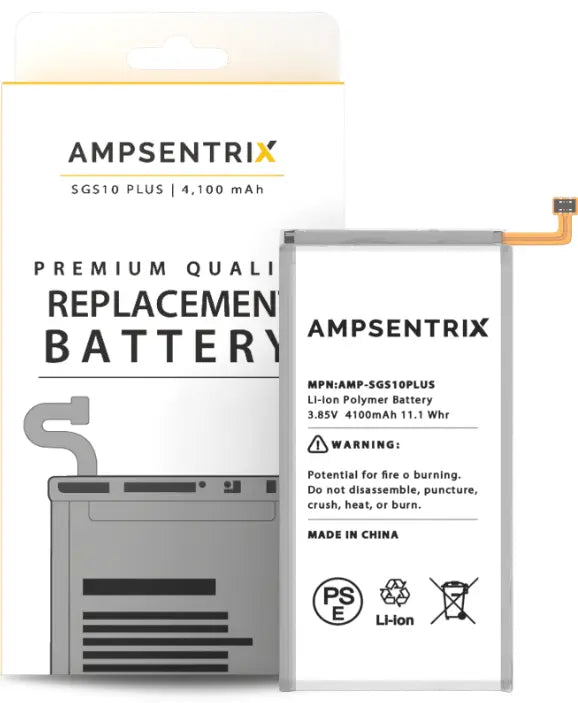 Ampsentrix Replacement Batteries for Samsung S10 and S10 Plus - 3C Easy Markham