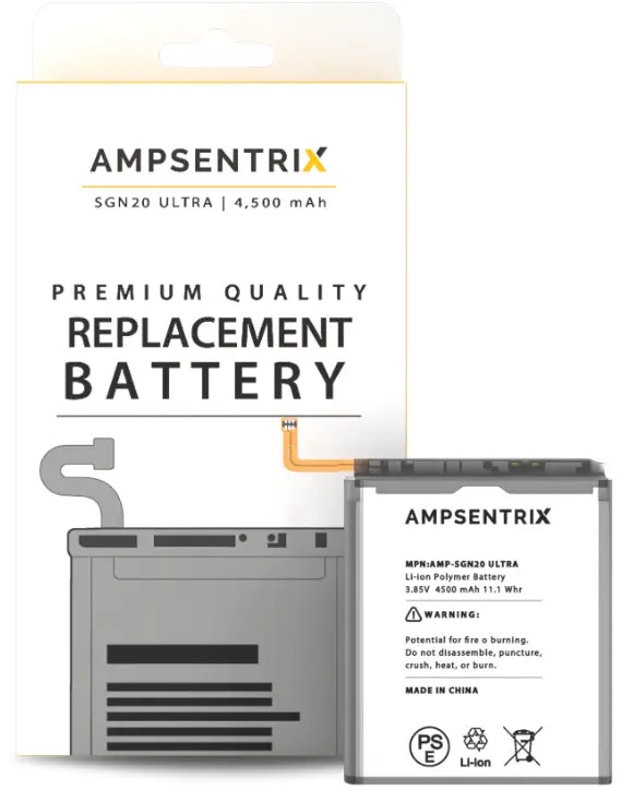 Ampsentrix Replacement Batteries for Samsung S20 5G, S20 Plus 5G, S20 Ultra 5G, and S20FE 5G - 3C Easy Markham