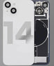 Back Cover Pre-Installed with Wireless Charging Coil, MagSafe Magnets & Flashlight Flex for iPhone 14 3C Easy Markham