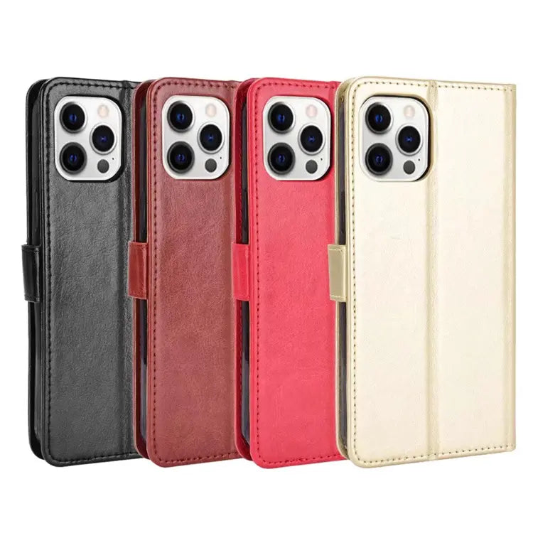 Artificial Leather Profolio Case for iPhone 15, 15 Plus, 15 Pro and 15 Pro Max - 3C Easy Markham