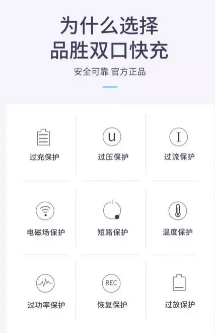 Pisen 12W charger (USB-A output x2) Pisen