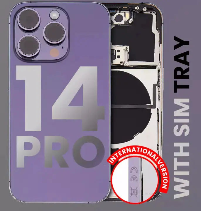 Replacement Housing with Misc. Components Pre-Installed Compatible with iPhone 14 Pro 3C Easy Markham