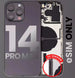 Replacement Housing w/ Misc. Components Pre-Installed Compatible with iPhone 14 Pro Max 3C Easy Markham