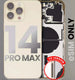 Replacement Housing w/ Misc. Components Pre-Installed Compatible with iPhone 14 Pro Max 3C Easy Markham