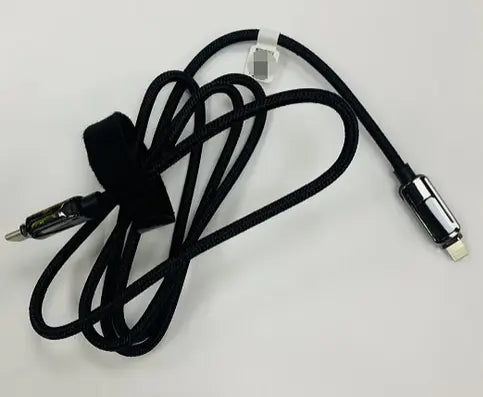 Pisen Braided USB-C to Lightning Cable w/ Digital Power Reading - 3C Easy Markham