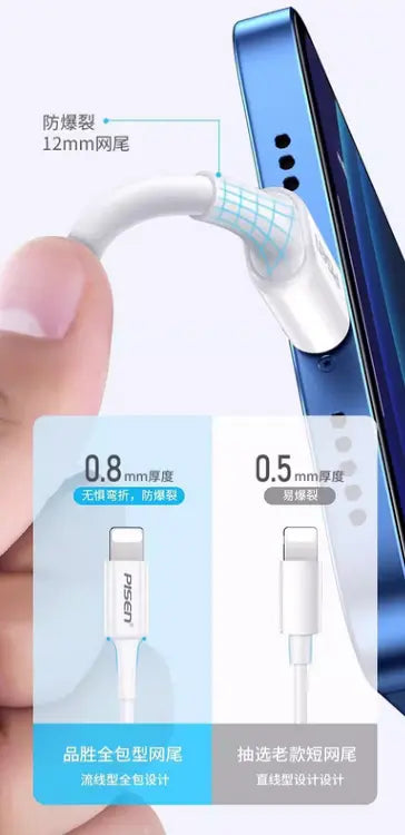 Pisen PD 20W charger set w/ USB-C to Lightning cable - 3C Easy Markham