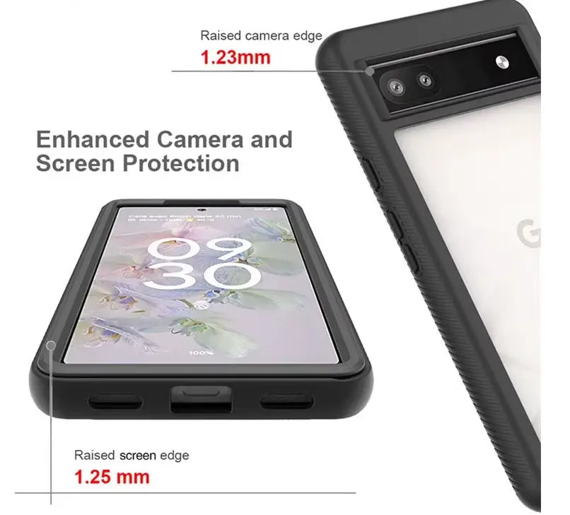 Two Layers Protective Case for Google Pixel 6, Pixel 6 Pro, and Pixel 6A - 3C Easy Markham