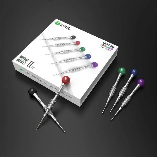2UUL Everyday Series Screwdrivers Set 5 in 1 (2.5mm Convex Cross / Torx T2 / Tri-point / PH000 1.2mm / 0.8mm P2) - 3C Easy Markham