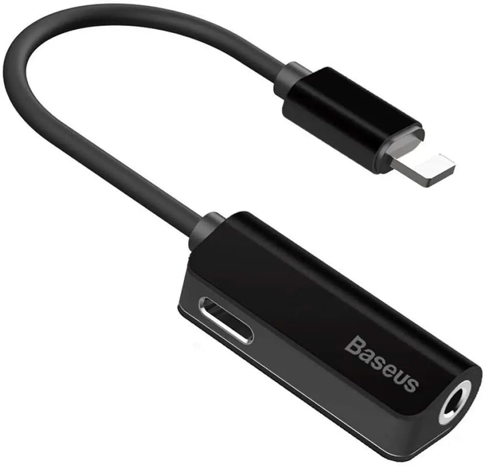 Baseus lightning to lightning & 3.5mm headphone jack adapter - 3C Easy Markham