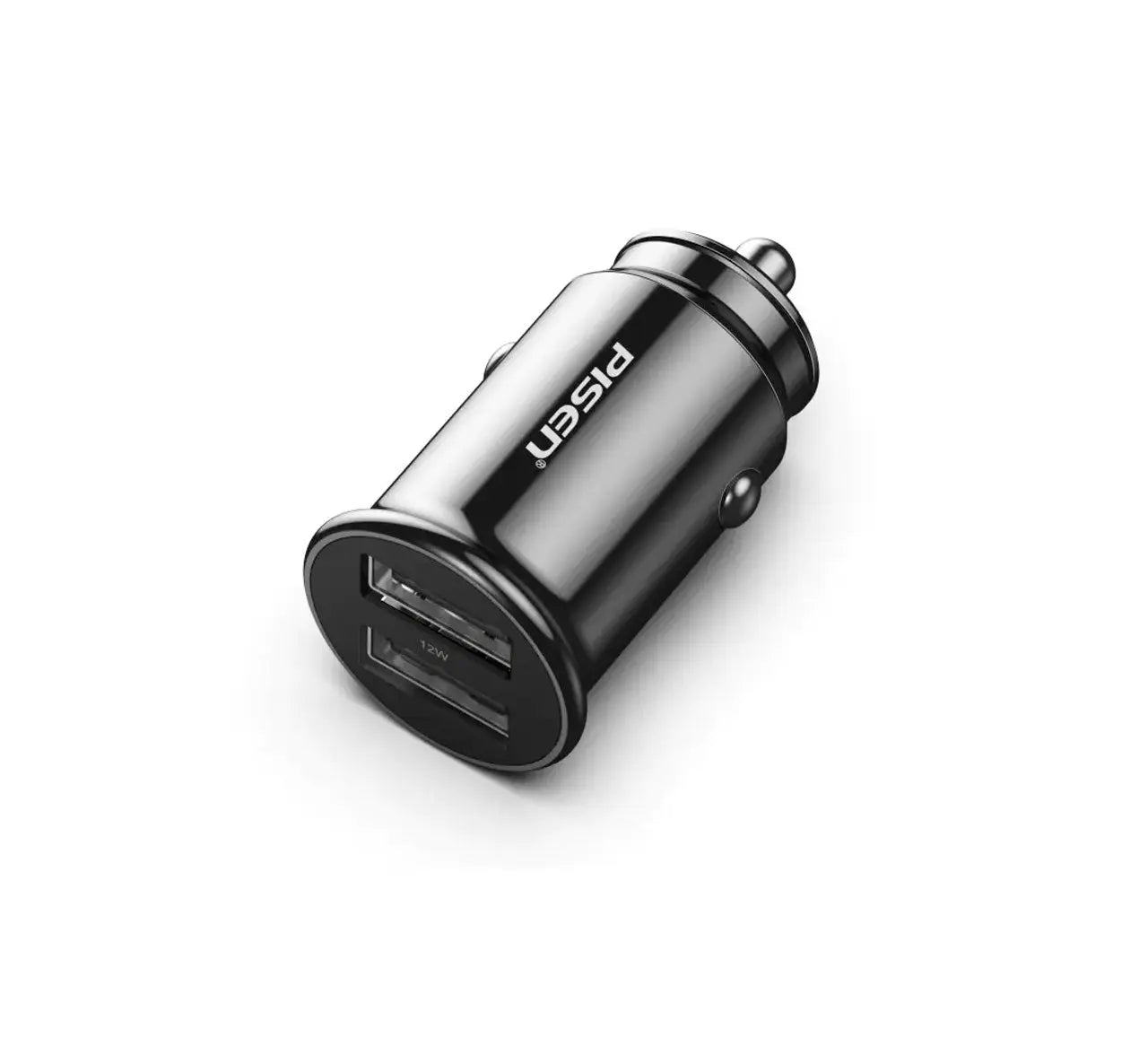 Pisen 12W Car Charger (USB-A Outputs x2) - 3C Easy Markham
