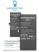 Ampsentrix Basic Replacement Batteries for Apple iPhone 13 Mini / 13 / 13 Pro / 13 Pro Max - 3C Easy Markham