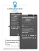 Ampsentrix Basic Replacement Batteries for Apple iPhone 13 Mini / 13 / 13 Pro / 13 Pro Max - 3C Easy Markham
