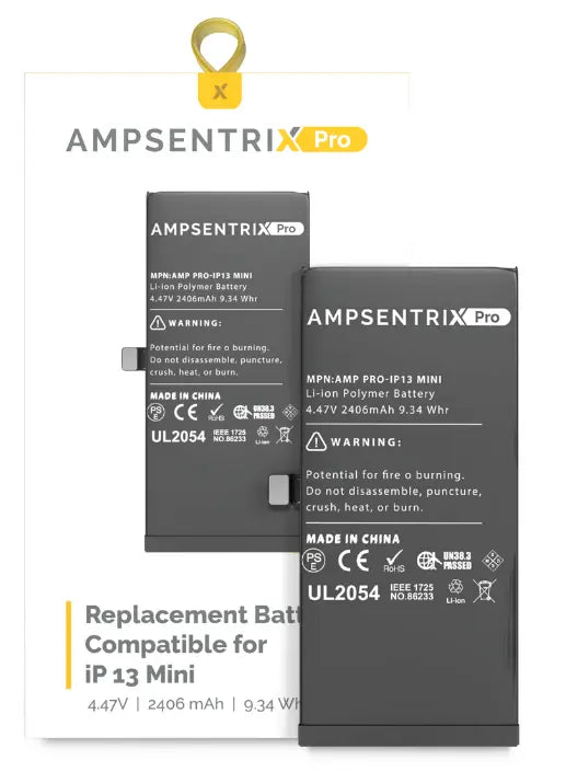 Ampsentrix Pro Replacement Batteries for Apple iPhone 13 Mini / 13 / 13 Pro / 13 Pro Max - 3C Easy Markham