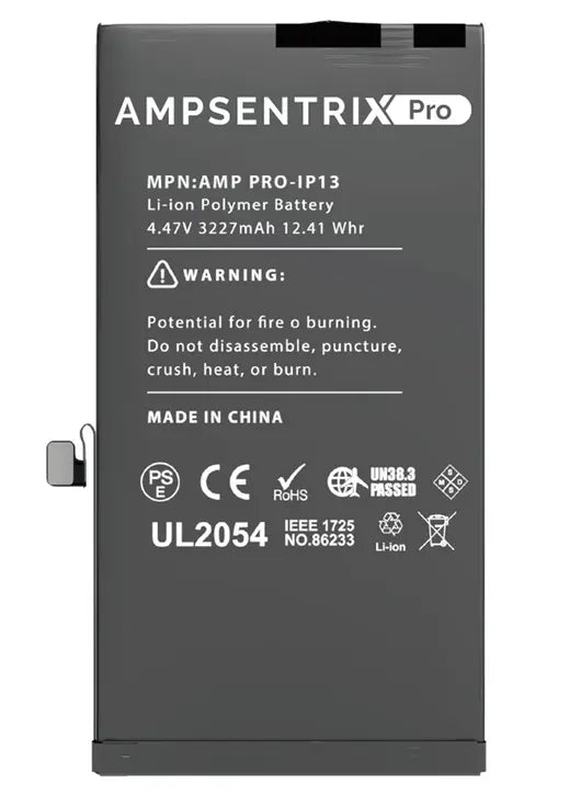 Ampsentrix Pro Replacement Batteries for Apple iPhone 13 Mini / 13 / 13 Pro / 13 Pro Max - 3C Easy Markham