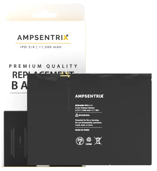Ampsentrix Replacement Batteries for Apple iPads - 3C Easy Markham