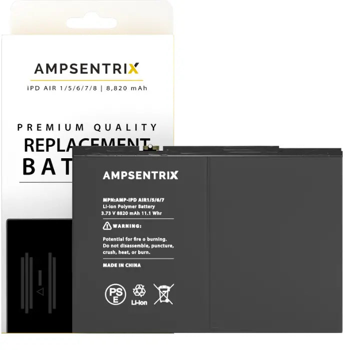 Ampsentrix Replacement Batteries for Apple iPads - 3C Easy Markham