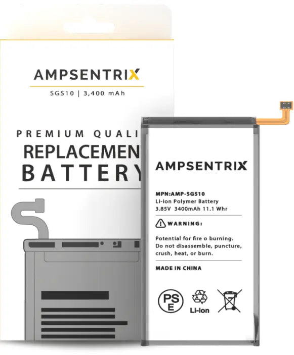Ampsentrix Replacement Batteries for Samsung S10 and S10 Plus - 3C Easy Markham