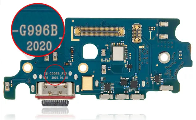 Replacement Charging Port for Samsung Galaxy S21 5G, S21 Plus 5G and S21 Ultra 5G - 3C Easy Markham