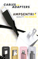 Ampsentrix PD 20W Power Adapter (USB-A Output x1 USB-C Output x1) AmpSentrix