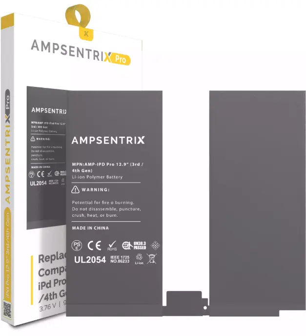 Ampsentrix Replacement Batteries for Apple iPad Pro 12.9" AmpSentrix