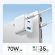 Anker's Nano 70W 3-Port USB-C Wall Charger with 4.9 ft USB C-C cable Anker