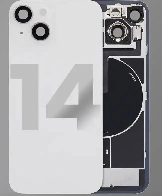 Back Cover Pre-Installed with Wireless Charging Coil, MagSafe Magnets & Flashlight Flex for iPhone 14 3C Easy Markham