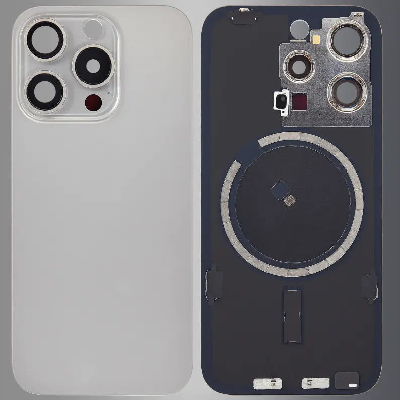 Back Glass Pre-Installed w/ MagSafe Magnet Compatible with iPhone 15 Pro 3C Easy Markham