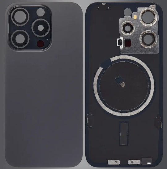 Back Glass Pre-Installed w/ MagSafe Magnet Compatible with iPhone 15 Pro Max 3C Easy Markham
