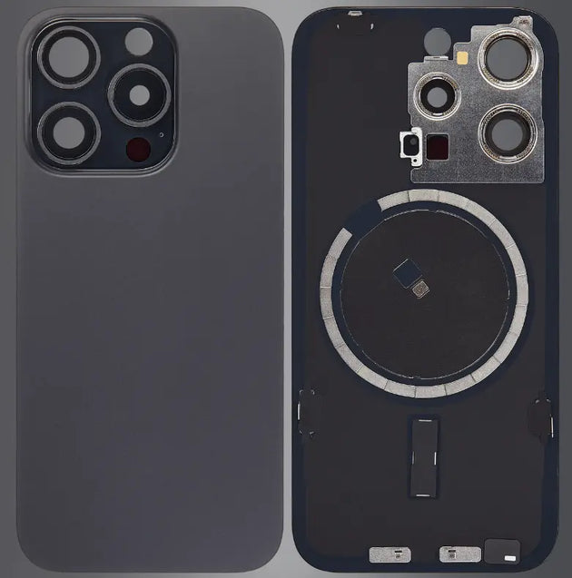 Back Glass Pre-Installed w/ MagSafe Magnet Compatible with iPhone 15 Pro Max 3C Easy Markham