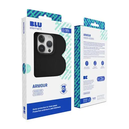 Blu Element's Armour Rugged Case w/ MagSafe Compatible with iPhone 16 Pro & 16 Pro Max Blu Element