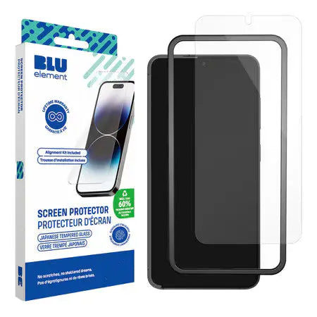 Blu Element's GreenGlass Screen Protector Compatible with Samsung S25 Blu Element