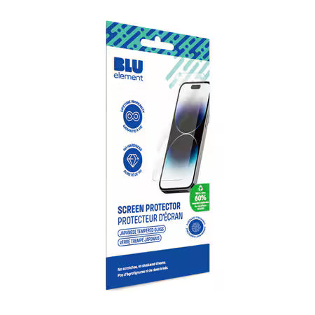 Blu Element's Tempered Glass Screen Protector Compatible with Samsung S25 FE Blu Element