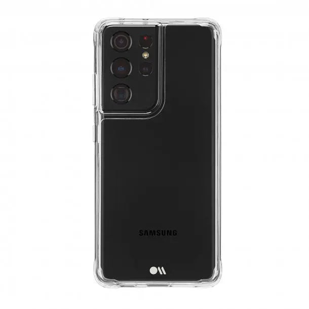Case-Mate Clear Tough Case compatible with Samsung S21 Ultra 5G Case-Mate
