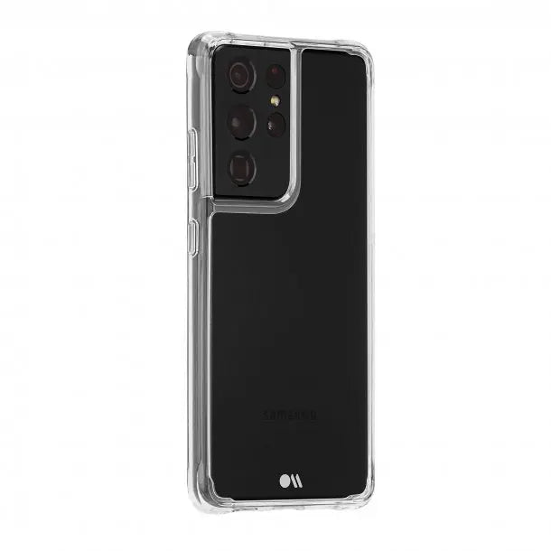Case-Mate Clear Tough Case compatible with Samsung S21 Ultra 5G Case-Mate