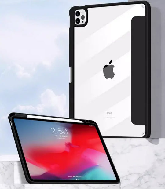 Smart Case w/ Clear Back Plate and slot for Pencil for Apple's iPad Pro 11" - 3C Easy Markham