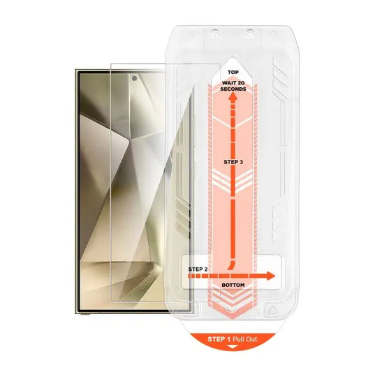 HyperGear Tempered Glass Screen Protector w/Installation Applicator for Samsung S24 Series Hyper Gear