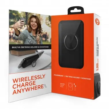 Hypergear 5000mAh Magnetic Wireless Charging Portable Power Bank Hyper Gear