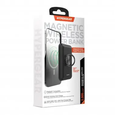 Hypergear 5000mAh Magnetic Wireless Charging Portable Power Bank Hyper Gear