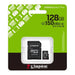 Kingston Canvas Select Plus 128GB microSDXC Card – Up to 150MB/s, A1 Performance (Gen 3) + SD Adapter Kingston