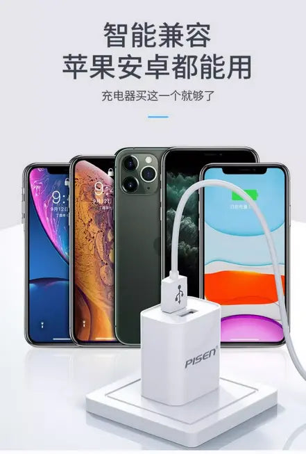 Pisen 12W charger (USB-A output x2) Pisen