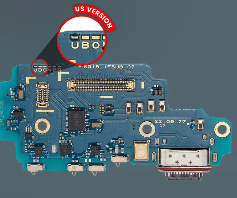 Replacement Charging Port for Samsung Galaxy S23 5G, S23 Plus 5G and S23 Ultra 5G 3C Easy Markham
