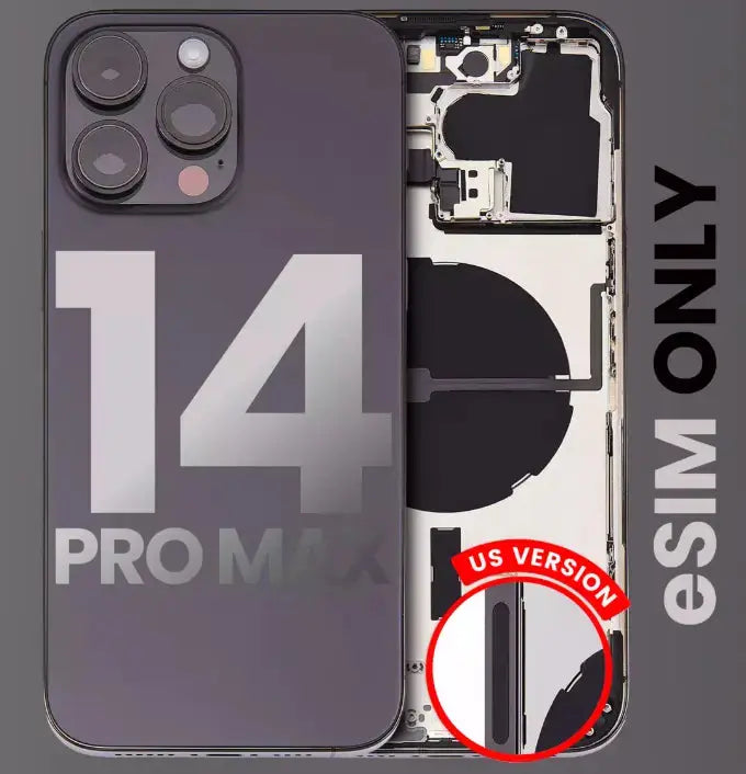 Replacement Housing w/ Misc. Components Pre-Installed Compatible with iPhone 14 Pro Max 3C Easy Markham