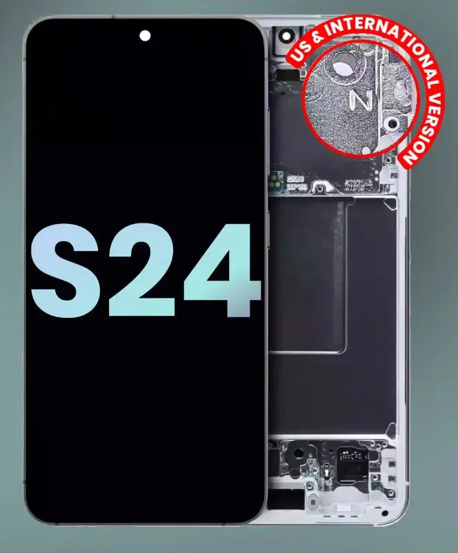 Samsung S24 5G Replacement Screen [ NEW w/ Frame ] 3C Easy Markham
