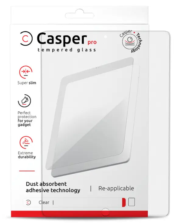 Casper Premium Tempered Glass Screen Protector for Apple iPad Mini 1 / 2 / 3 / 4 / 5 (2019) / 6th (2021) Gen - 3C Easy Markham