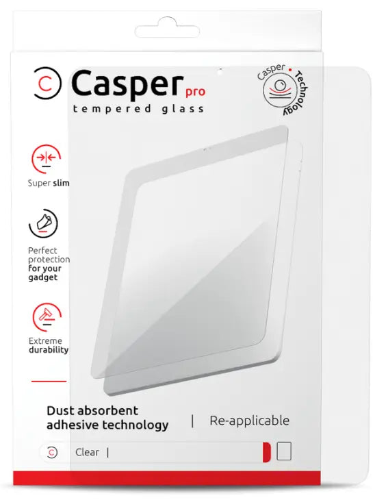 Casper Premium Tempered Glass Screen Protector for Apple iPad Air 1 / 2 / 3rd (2019) / 4th (2020) / 5th (2022) Gen - 3C Easy Markham