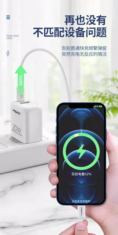 Pisen USB-C to Lightning Cable - 3C Easy Markham