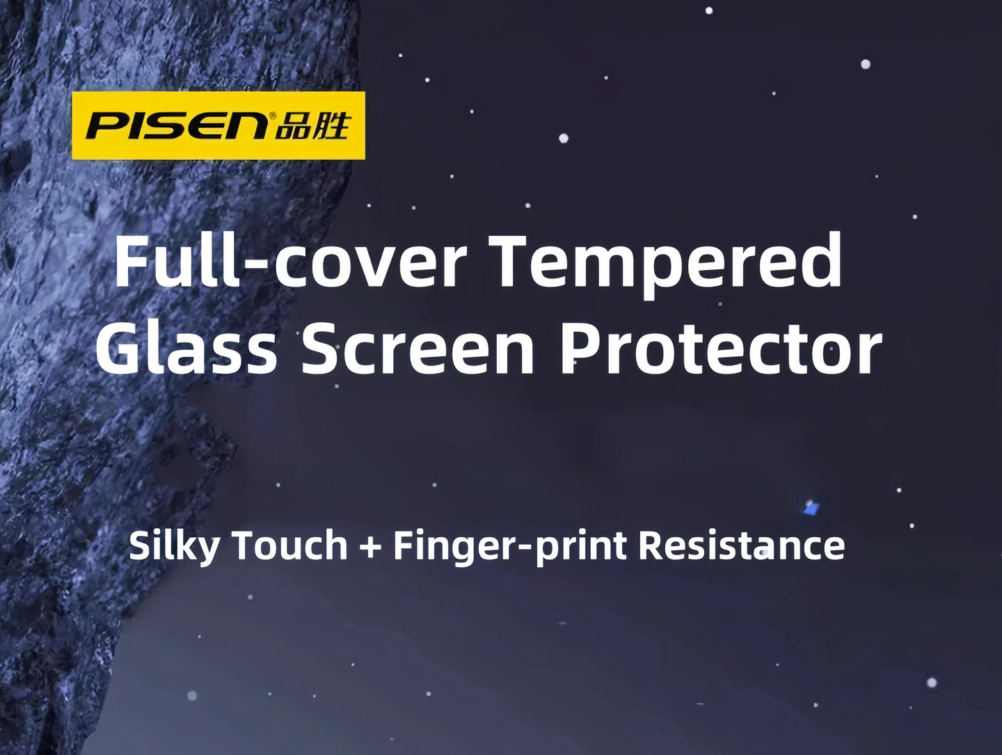 Pisen Full-Cover Screen Protector for Apple iPhone 16, 16 Plus, 16 Pro, and 16 Pro Max Pisen