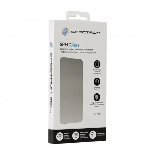 Spectrum SPECGlass Screen Protector w/tray Compatible with iPhone 13 Pro Max SPECTRUM