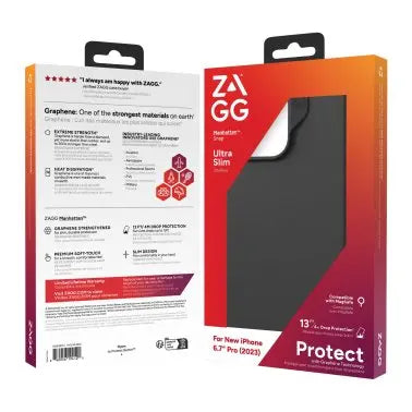 ZAGG's Gear 4 Graphene Manhattan Snap Case w/ MagSafe for iPhone 15 Series ZAGG